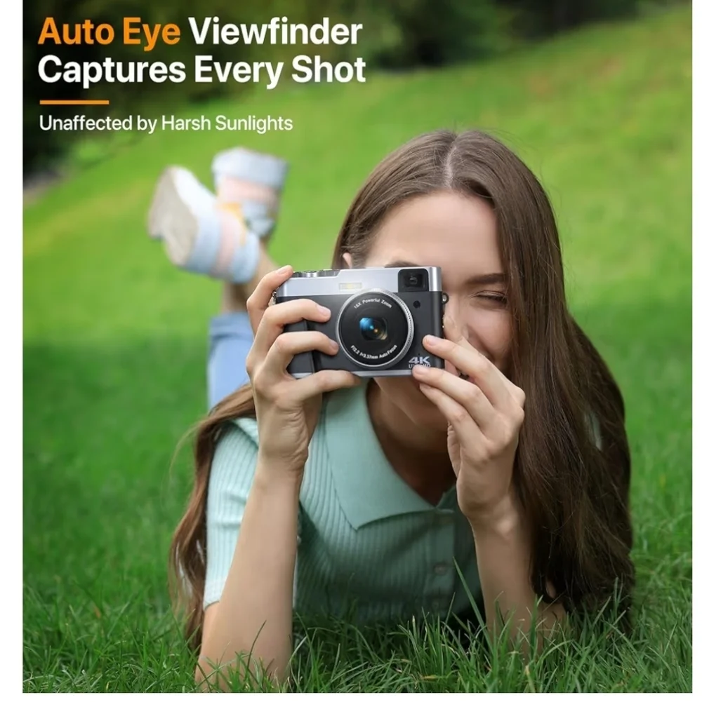 4K Digital Camera for Photography